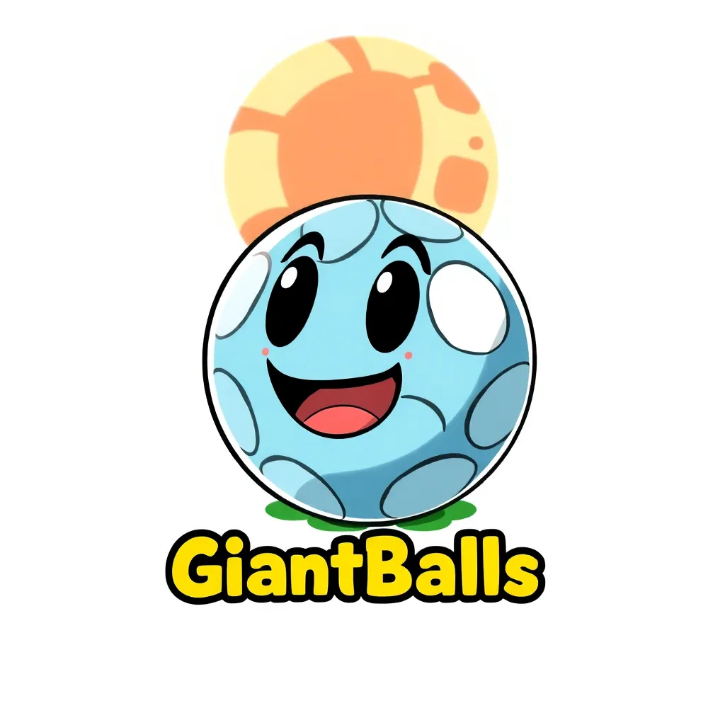 Logo for mini-game website "GiantBalls"