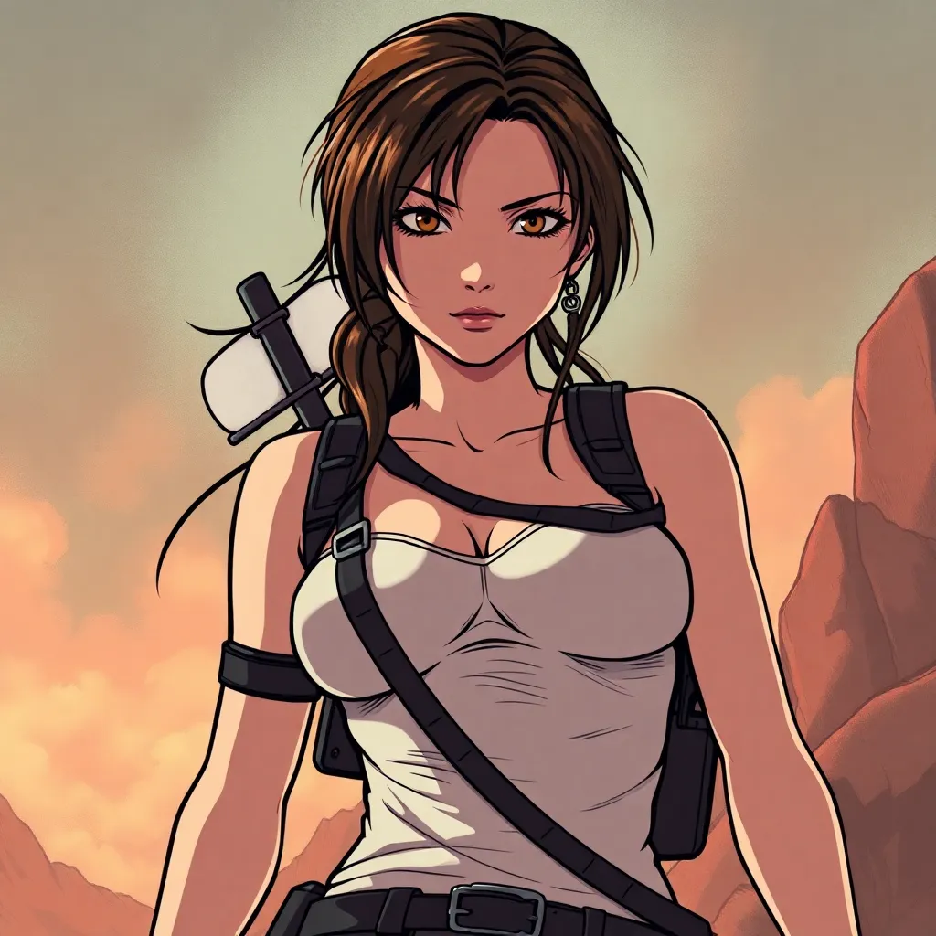 Lara Croft anime