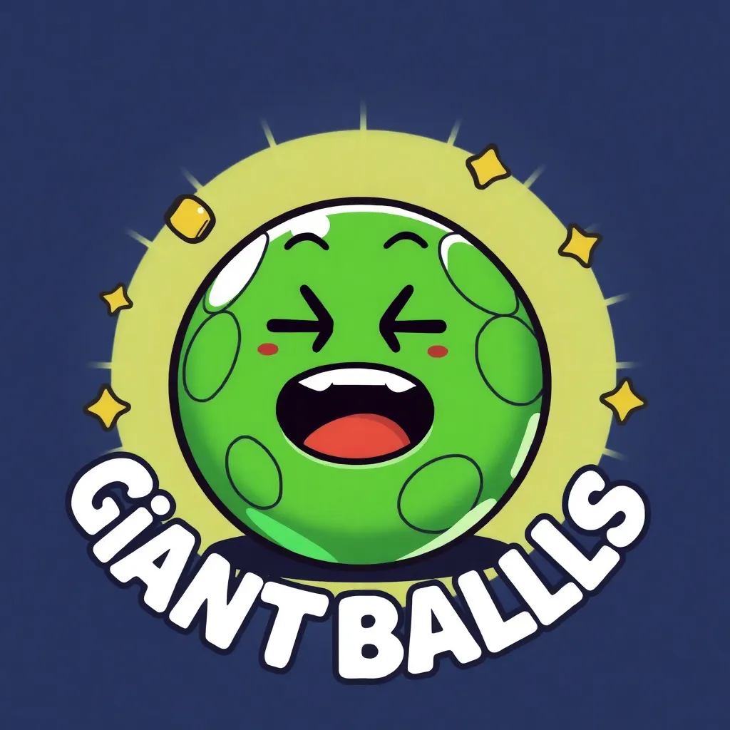 Logo for mini-game website "GiantBalls"