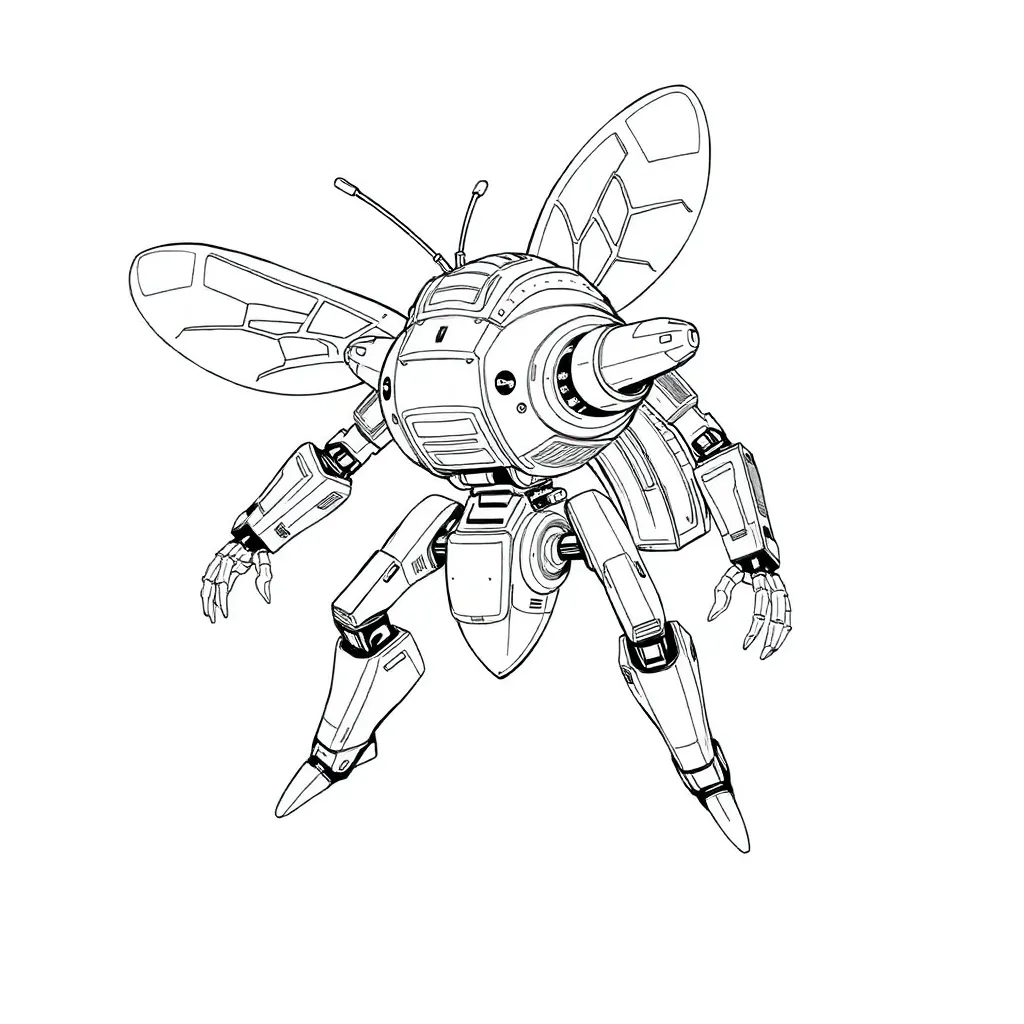 Uki-Yo. Blueprint a Robo-Bee